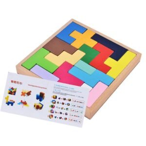 Montessori Wooden Tetris Puzzle: Timeless Fun for Kids