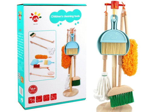 Wooden Kids Cleaning Set