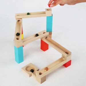Wooden Marble Building Blocks