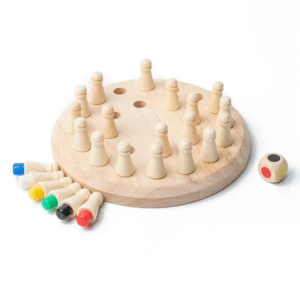 Wooden Memory Matchstick Chess Game