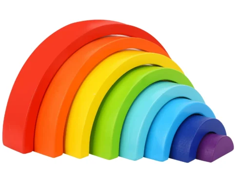 Wooden Rainbow Stacker